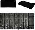 Travel Jewelry Roll Bag Portable Organizer Pouch With Grids&PVC Cover Storage Bags for Necklace, Bracelet, Bracelet,Ring, Badge, Pendant