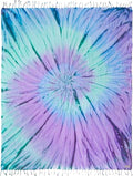Sand Cloud Extra Large Turkish Beach Towel - Sand Free - 100% Organic Turkish Cotton Yarn - Quick Dry Towel for Beach, Picnic Blanket or Throw - As Seen on Shark Tank - Tie Dye (Luna)
