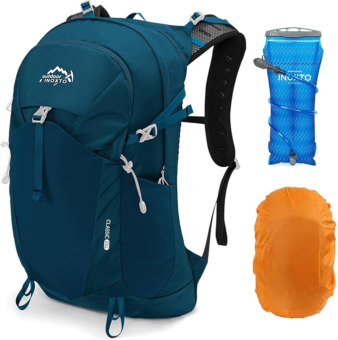 Hiking Hydration Backpack with 3l Water Bladder for Women and Men 25L Water Backpack for Hiking, Cycling, Climbing, Camping