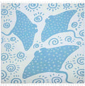 Sand Cloud Extra Large Turkish Beach Towel - Sand Free - 100% Organic Turkish Cotton Yarn - Quick Dry Towel for Beach, Picnic, Blanket or Bath - As Seen on Shark Tank - Marine Life (Manta Ray)