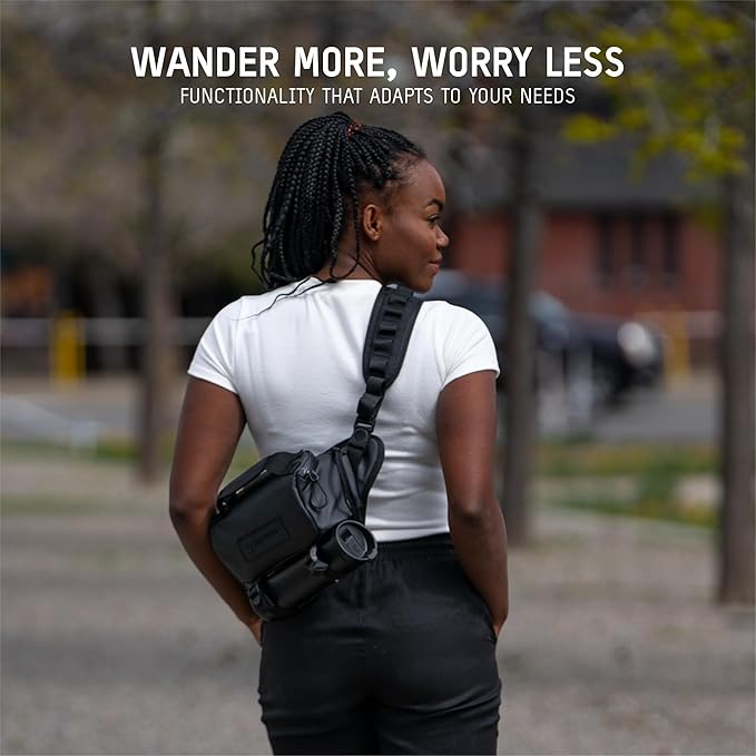WANDRD ROGUE V1 3L Sling: Compact Camera Sling and Crossbody Bag with Fast Access, 3-Way Carry– Lightweight Everyday Bag Great for Travel, Photography, and Daily Use (Wasatch Green)