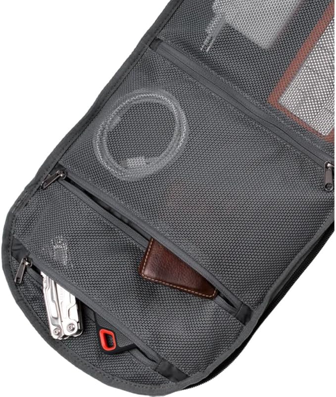 Db Journey Ramverk Backpack - Durable Travel Backpack with Laptop Compartment & Pockets for Work, Luggage Backpack with Roller Bag Hook Up System, 21L - Black Out