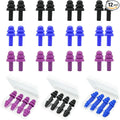 Ear Plugs for Sleeping,12 Pair Earplugs Noise Canceling Soft Silicone Ear Plug Reusable Earplugs for Sleep,Concert,Swimming,Study,Loud Noise,Snoring(Black Blue Purple)
