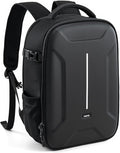 llano 22L Large Hardshell Camera Backpack Case, Camera Bags for Photographers Compatible with DSLR and Mirrorless Cameras,for Sony Canon Nikon Fujifilm with Laptop Compartment,Travel and Outdoor