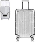 Yotako Clear PVC Suitcase Cover Protectors 24 Inch Luggage Cover for Wheeled Suitcase 24''