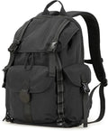 mixi Travel Backpack for Women Men, 18 Inch Carry On Laptop Backpack Flight Approved fits 16'' Laptop, Lightweight Waterproof Hiking Backpack Travel Outdoor Business Casual Daypack, Black