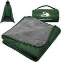 Outdoor Waterproof Blanket, Foldable Fleece Stadium Blanket for Outdoor Sports Event, Camping, Concerts, Car, Pet, Picnics - Windproof, Wearable, Machine Washable 80" x 58"