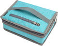 FlowFly Small Insulated Lunch box Portable Soft Bag Mini Cooler Thermal Meal Tote Kit with Handle for Work & School, Sea Blue