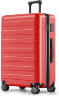 Carry on Luggage 22 X 14 X 9 Airline Approved, 20 Inch Luggage for 3-5 Days Travel, Double Spinner Wheels, 100% Hardshell PC, TSA Lock (06-Raspberry (Basic), Checked 28-Inch)