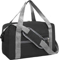 For Spirit Airlines Personal Item Bag 18x14x8 in Underseat Carry-on Luggage foldable Travel Duffle Bag for Airplanes(30L, Black)