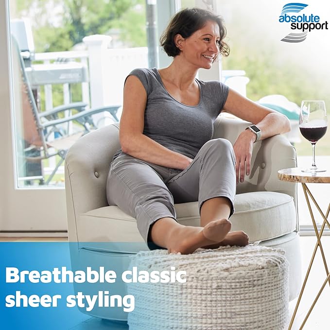 (3 Pairs - Closed Toe) Plus Size Compression Stockings for Women 15-20mmHg - Womens Sheer Compression Knee High with Wide Calf for Diabetic, Lymphedema, Swelling - Black, 5X-Large - A101BL8-3