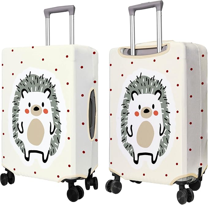 Travel Luggage Cover Suitcase Protector Fits 18-32 Inch Wheel Covers PatternedTravel Related Items Flower Luggage Protector Elastic M