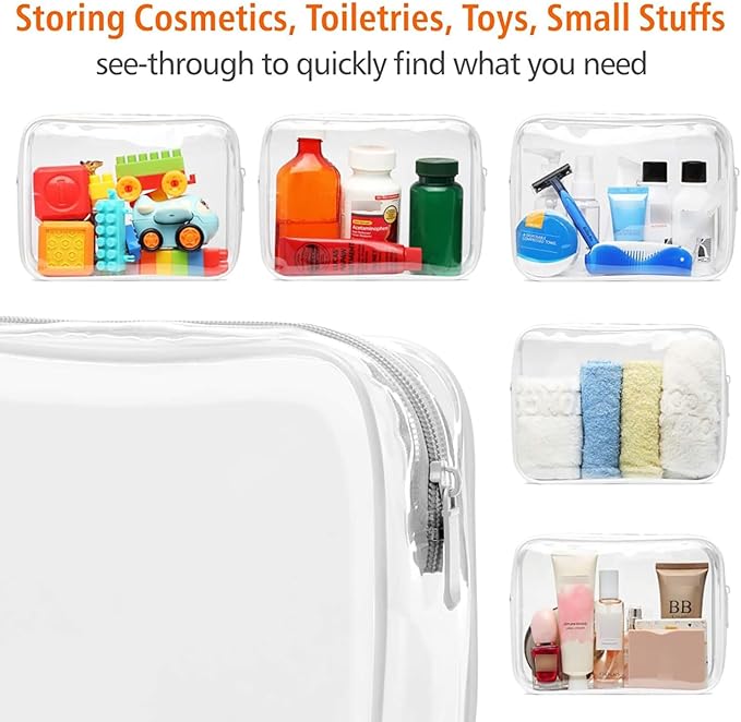 DUSLANG 17 Inch Laptop Backpack for Travel Water Resistant College Backpack for Women Laptop Bag with USB Charging Port and Clear Toiletry Bag Work Backpack,Beige A