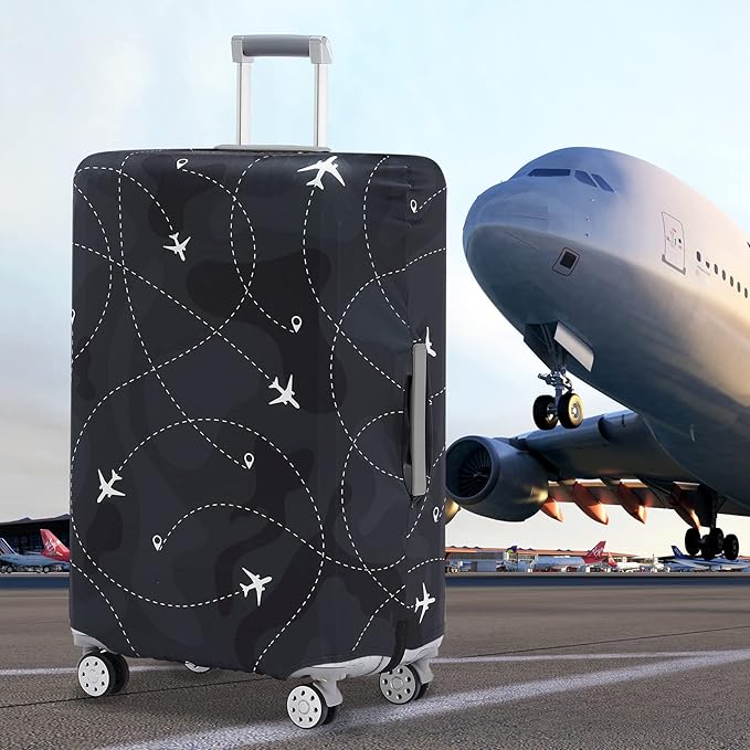 Travelkin Luggage Covers With Tag For Suitcases Tsa Approved,Suitcase Covers Protector Fit 18-32 Inch Luggage,M