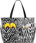Beach Bag for Women Beach Tote Bag Waterproof Sandproof Large Bags with Zipper Big Capacity for Vacation Travel