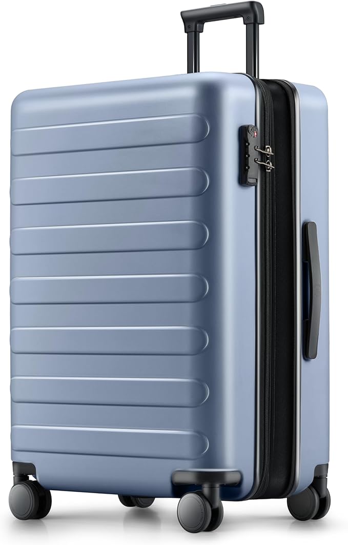 Carry on Luggage 22 X 14 X 9 Airline Approved, 20 Inch Luggage for 3-5 Days Travel, Double Spinner Wheels, 100% Hardshell PC, TSA Lock (00-Shadow (Expandable), Checked 28-Inch)