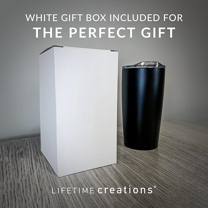 Lifetime Creations Custom Lacrosse Coach Tumbler - Lacrosse Coach Gifts for Men, Best Coach, Thank You Coaches, Lacrosse Senior Night Gifts (Matte Black 20 Ounce Cup)