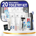 Trektote Travel Toiletry Kit For Men And Women – 20 Piece Set of Travel Size Toiletries, TSA Compliant, Includes Shampoo And Conditioner, Body Wash, Toiletry Bag & More