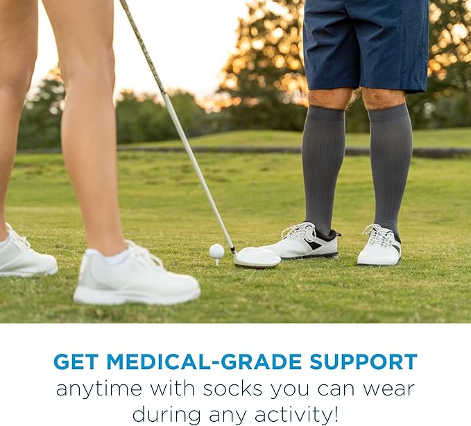Medical Grade Compression Socks for Men & Women 15-20 mmHg by OrthoSleeve (Tan, Small)