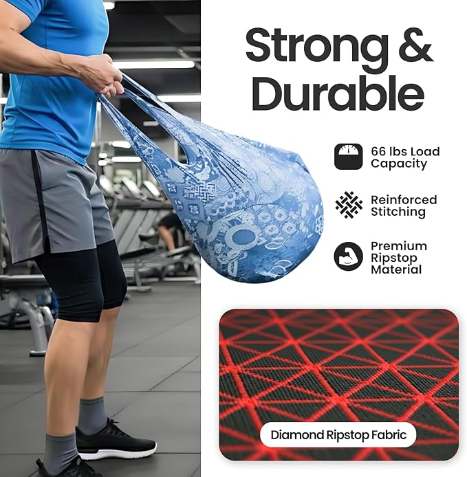 Nanobag Ultra-Lightweight Foldable Sling for Women & Men, Reusable Grocery & Travel Bag, Packable Collapsible Compact Market Crossbody (Sling Black)
