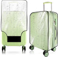 Thicken Clear Luggage Cover Protector, 24" PVC Luggage Covers for Suitcase Waterproof Dustproof Anti-scratch Travel Suitcase Covers Case for Wheeled Luggage