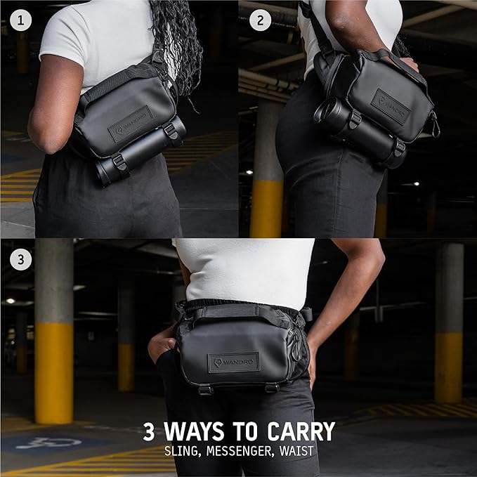 WANDRD ROGUE V1 9L Sling: Compact Camera Sling and Crossbody Bag with Fast Access, 3-Way Carry– Lightweight Everyday Bag Great for Travel, Photography, and Daily Use (Sedona Orange)