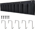 RV Shoe Pockets 10 Pockets Heavy Hanging Bedside Storage Organizer with Sturdy Hooks Storage Pockets Hangs on Bed for Shoes Toys and Tool Accessories