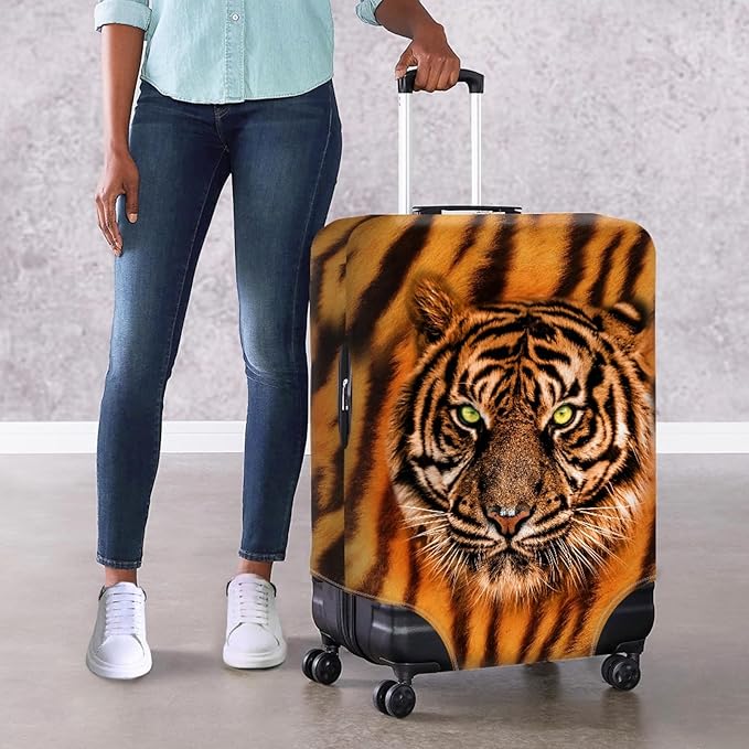 Tiger Travel Luggage Covers 22-25 Inch Spandex Suitcase Protectors