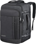 Carry On Backpack, 50L Travel Backpack, Luggage Backpack TSA Flight Approved Laptop Backpack for Men & Women, Large Expandable 40L Daypack Lightweight Business Weekender Bag, Black
