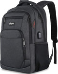 Black Backpack for School, School Backpack for Boys Girls Teens, Backpacks for Men Women, College Back Pack, Book Bag, Water Resistant Bookbag, mochilas escolares para adolescentes