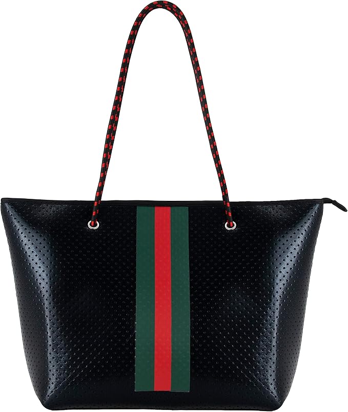 QOGiR Neoprene Multipurpose Beach Bag Tote with Inner Zipper Pocket … … … …