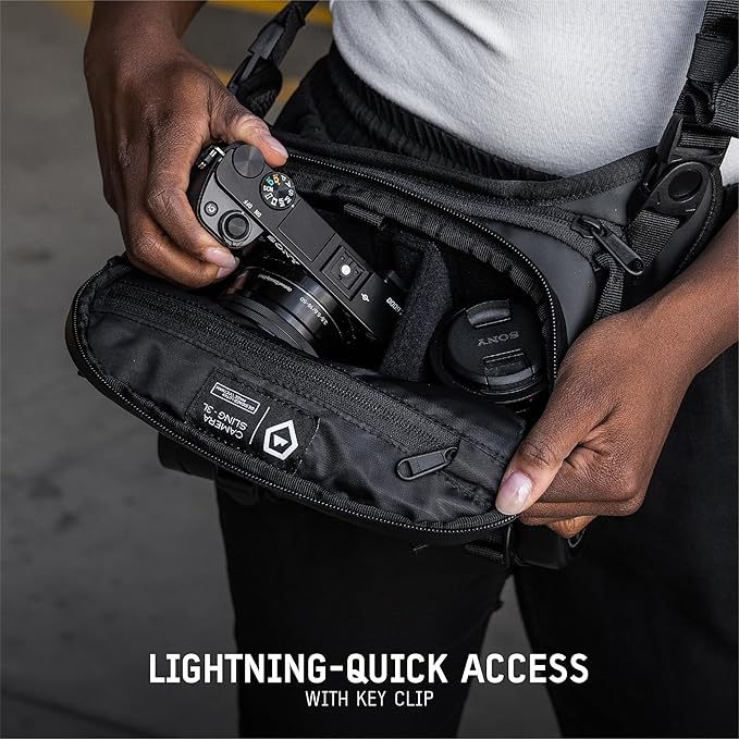 WANDRD ROGUE V1 3L Sling: Compact Camera Sling and Crossbody Bag with Fast Access, 3-Way Carry– Lightweight Everyday Bag Great for Travel, Photography, and Daily Use (Uyuni Purple)