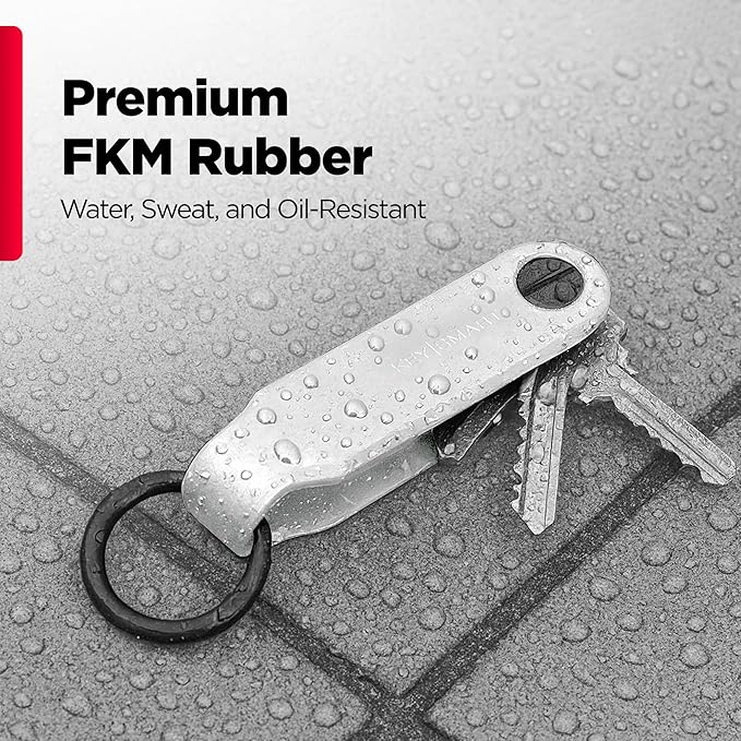 KeySmart Keychain Key Holder - Compact Key Organizer for Key Chain, EDC Key Chains, Key Ring Keychains