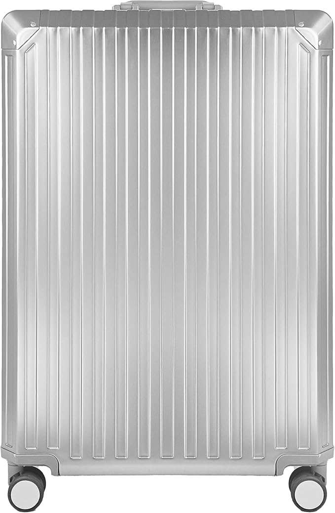 X2 All Aluminum Luggage Suitcase 3 Sizes (20",26",29") TSA Lock Carry On Silver (29")
