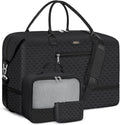 Weekender Bag for Women, Travel Duffel Bag Carry On Overnight Bag with Shoe Compartment Large Nylon Travel Weekend Tote Bag