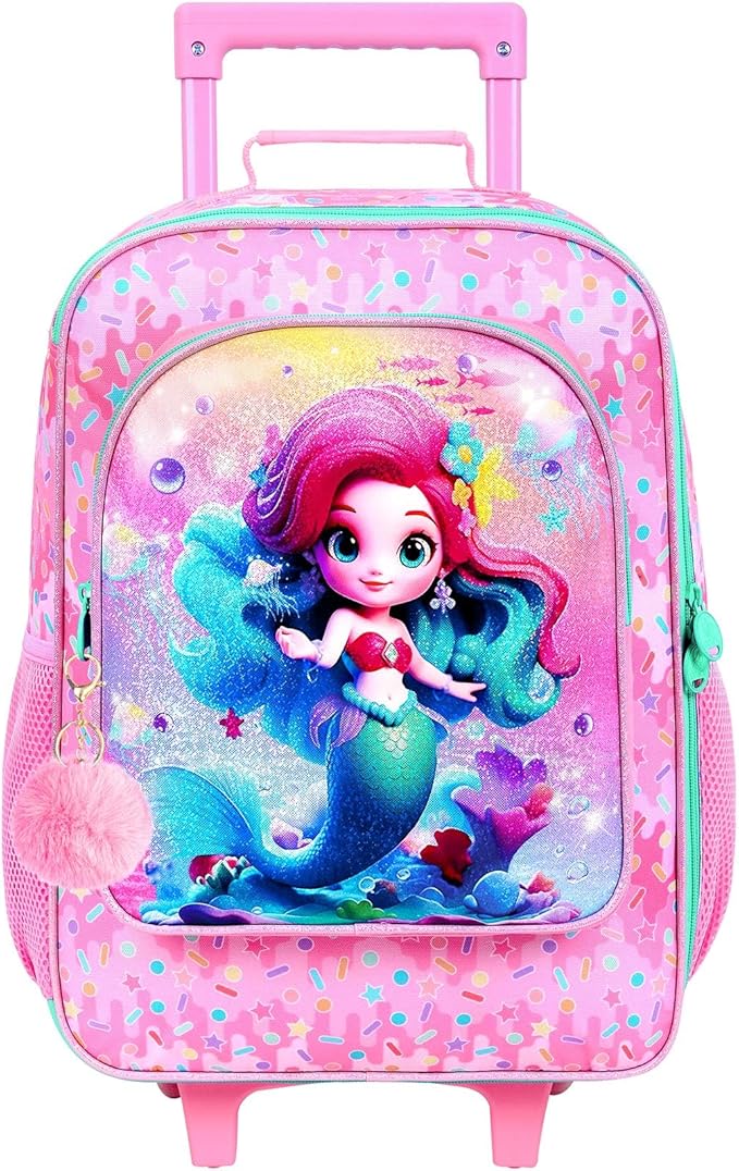 Kids Luggage for Boys Girls, Toddler Rolling Travel Carry on Suitcase with Wheels