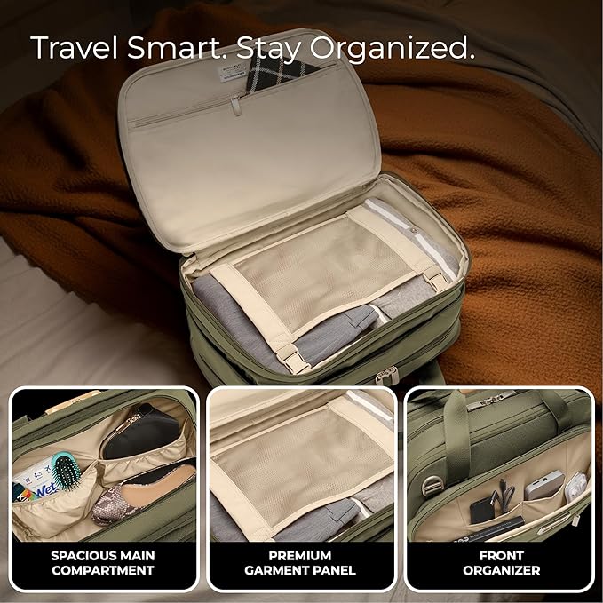 Briggs & Riley Travel Duffel Bag - Weekender & Overnight Luggage for Women & Men, Softside Bag