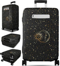 Slohif Luggage Cover for Suitcase Tsa Approved Protector - Luggage Sleeve Large Suit Case Cover Travel Stretch Baggage Case Protective Washable Fit 18-20 Inch Sun XS
