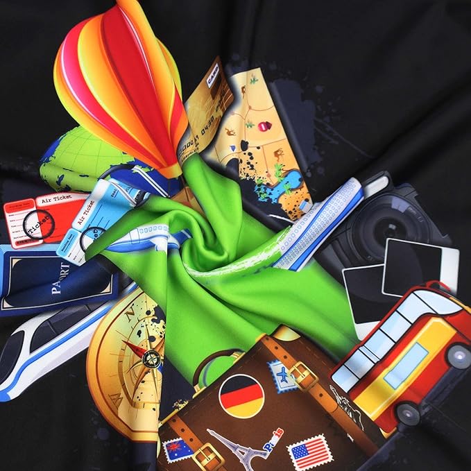 Explore Land Luggage Cover Suitcase Protector Fits 18-22 Inch Case (Travel, S)