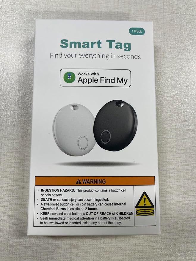 Air Tracker, Smart Bluetooth Tracker Works with Apple Find My (iOS Only), Item Finder Locator for Keys, Luggage, Backpack, IP67 Waterproof, Green