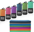 BOGI Microfiber Travel Sports Towel-Quick Dry Towel, Soft Lightweight Microfiber Camping Towel Absorbent Compact Travel Towel for Camping Gym Beach Yoga Swimming Backpacking (S:16''x32'',2Pcs-Purple)