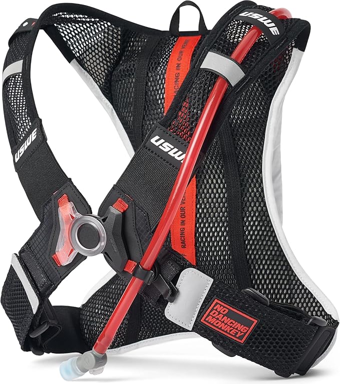 USWE Race 2.0, Ultra Lightweight Hydration Backpack with 2.0L / 70oz Water Bladder, Leak Proof Pack for Gravel, MTB, Running, Hiking, Cycling, Camping, Biking for Men,Women
