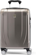 Travelpro Pathways 3 Hardside Expandable Luggage, 8 Spinner Wheels, Lightweight Hard Shell Suitcase, Carry On 21 Inch, Champagne