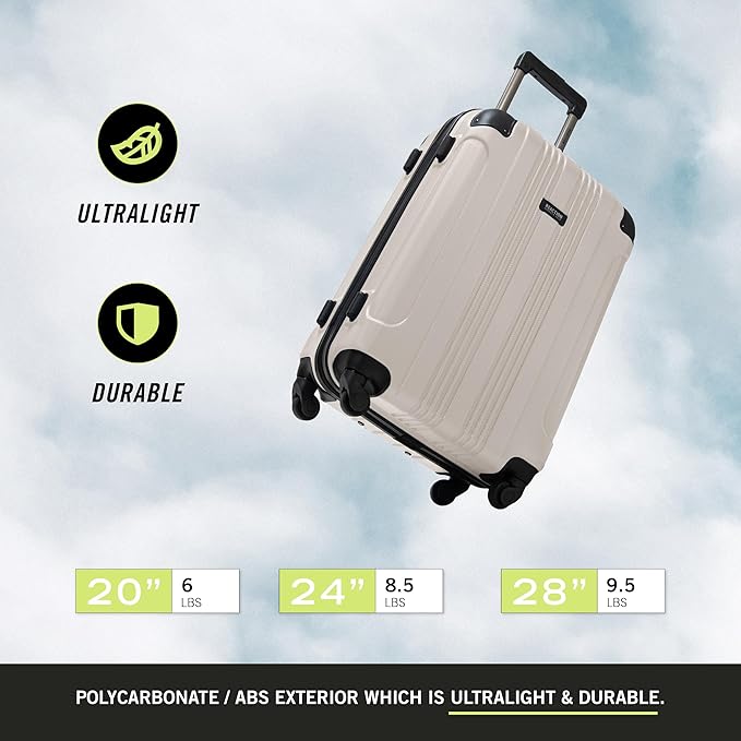 Kenneth Cole REACTION Out of Bounds, Mushroom, 28-Inch Checked