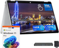 HP OmniBook 5 Flip 2-in-1 14" 2K Touchscreen Laptop, Intel 7 150U, 16GB LPDDR5, 1.16TB Storage(1TB SSD+160GB Docking Station Set), Backlit Keyboard, 5MP IR Camera, Wi-Fi 6E, Windows 11 Pro, Silver
