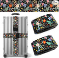 Wildflower Luggage Straps for Suitcases TSA Approved, Luggage Identifiers for Suitcase, Adjustable Suitcase Strap for Baggage Security with Cute Patten, Travel Necessary Accessories