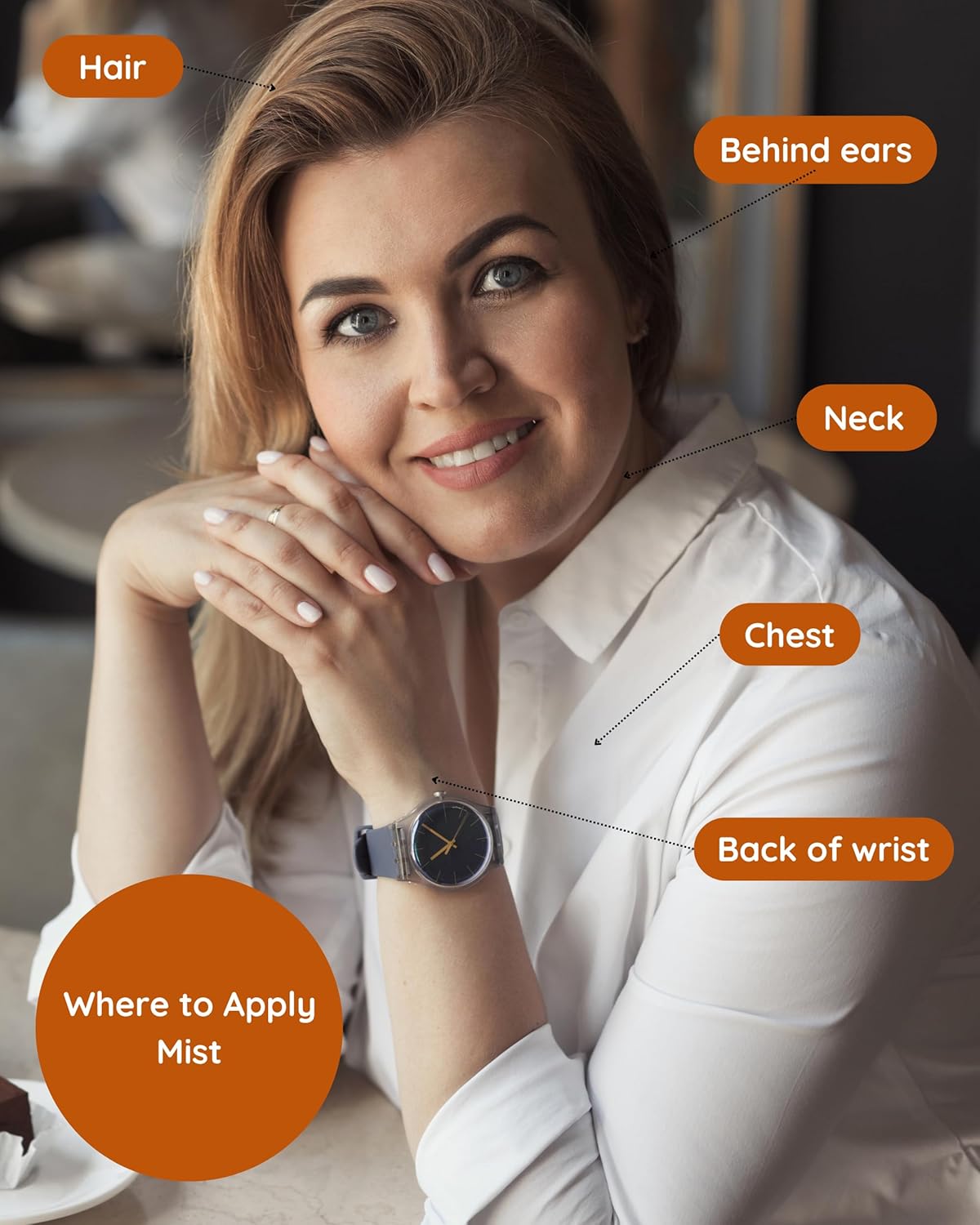 Orange Patchouli Natural Hair & Body Mist Spray, Pure Essential Oils, Alcohol-Free, Handmade in California, 0.5Fl Oz