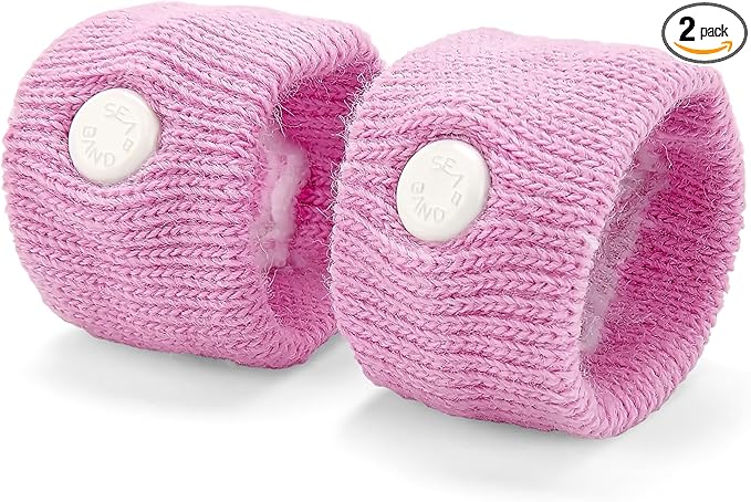 Sea-Band Anti-Nausea Acupressure Wristband for Motion & Morning Sickness - 1 Pair Pink