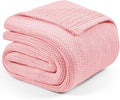 L'AGRATY Knitted Weighted Blanket - 60"x80" 20lbs Cooling Chunky Knit Heavy Blanket for Adults Braided Crochet Throw Thick Cable Yarn Knit Decorative No Beads Evenly Weighted Machine Washable