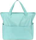 LEDAOU Beach Bag Waterproof Sandproof Women Tote Bag Pool Bag with Zipper for Gym Grocery Travel with Wet Pocket
